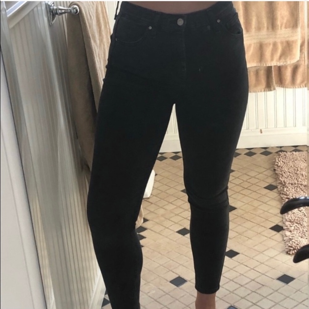 Jamie Moto Topshop Jeans black
